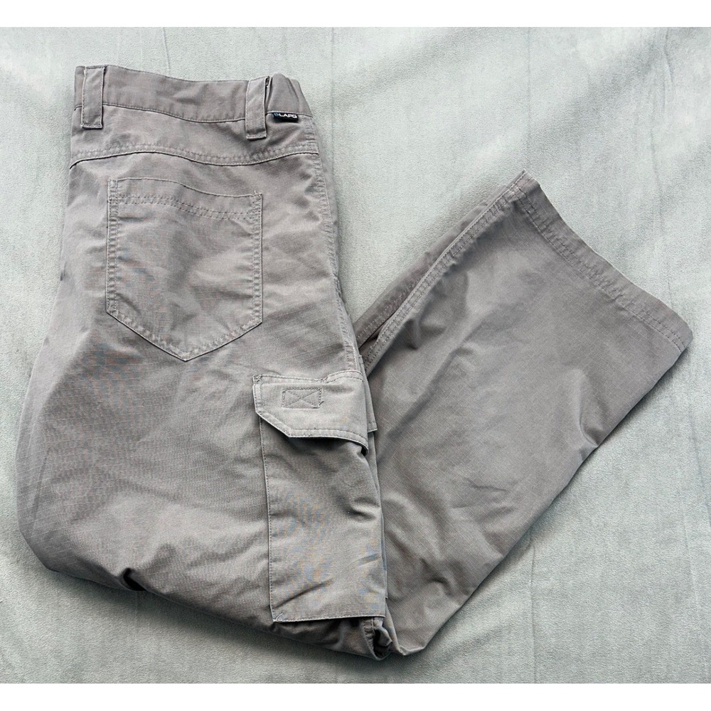 LA Police Gear Urban Ops Tactical Pants Grey Ripstop Cargo CCP1017LRS 38x30